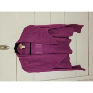 Y2K Mudd XL purple drapey open front cardigan